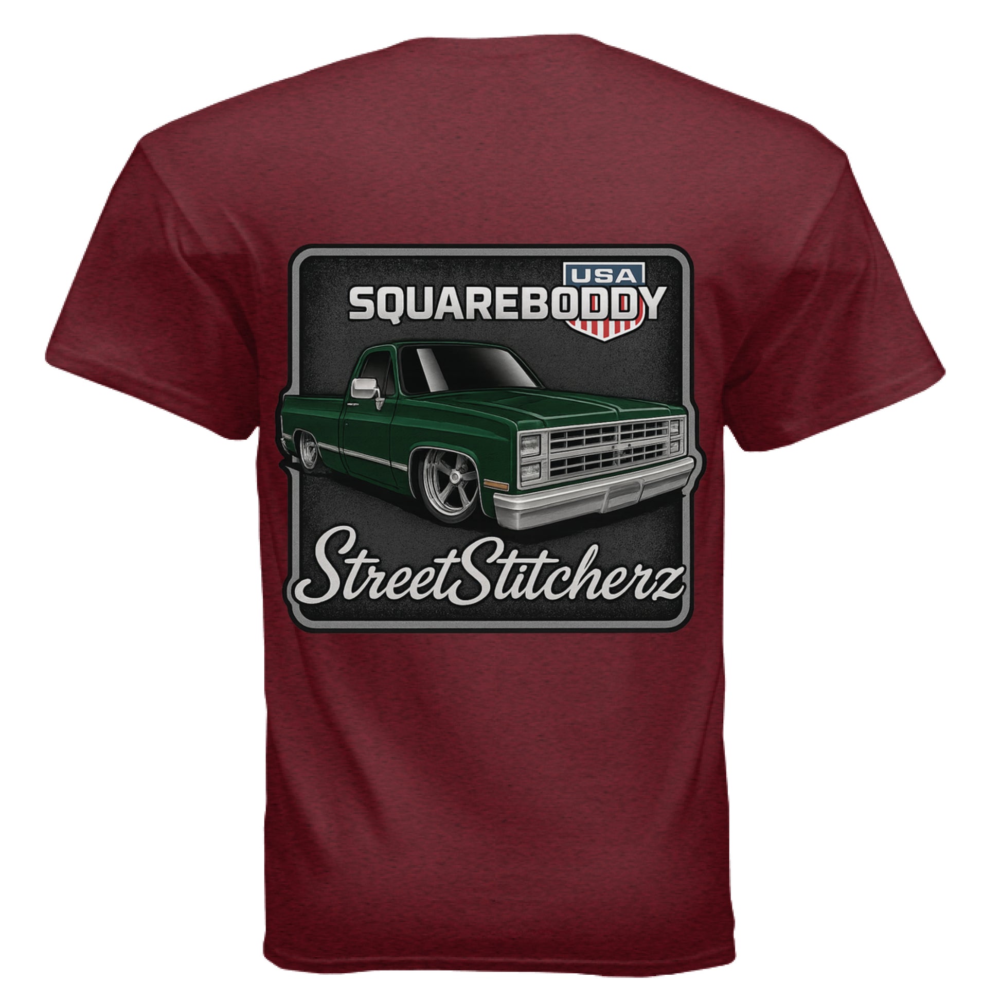 ANTIQUE CHERRY RED - BACK