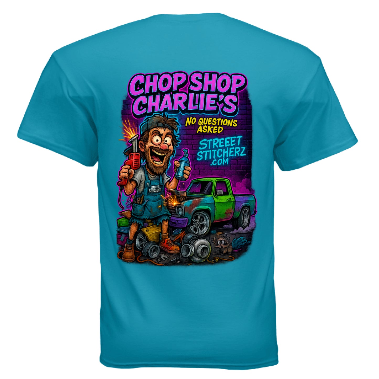 TROPICAL BLUE - BACK