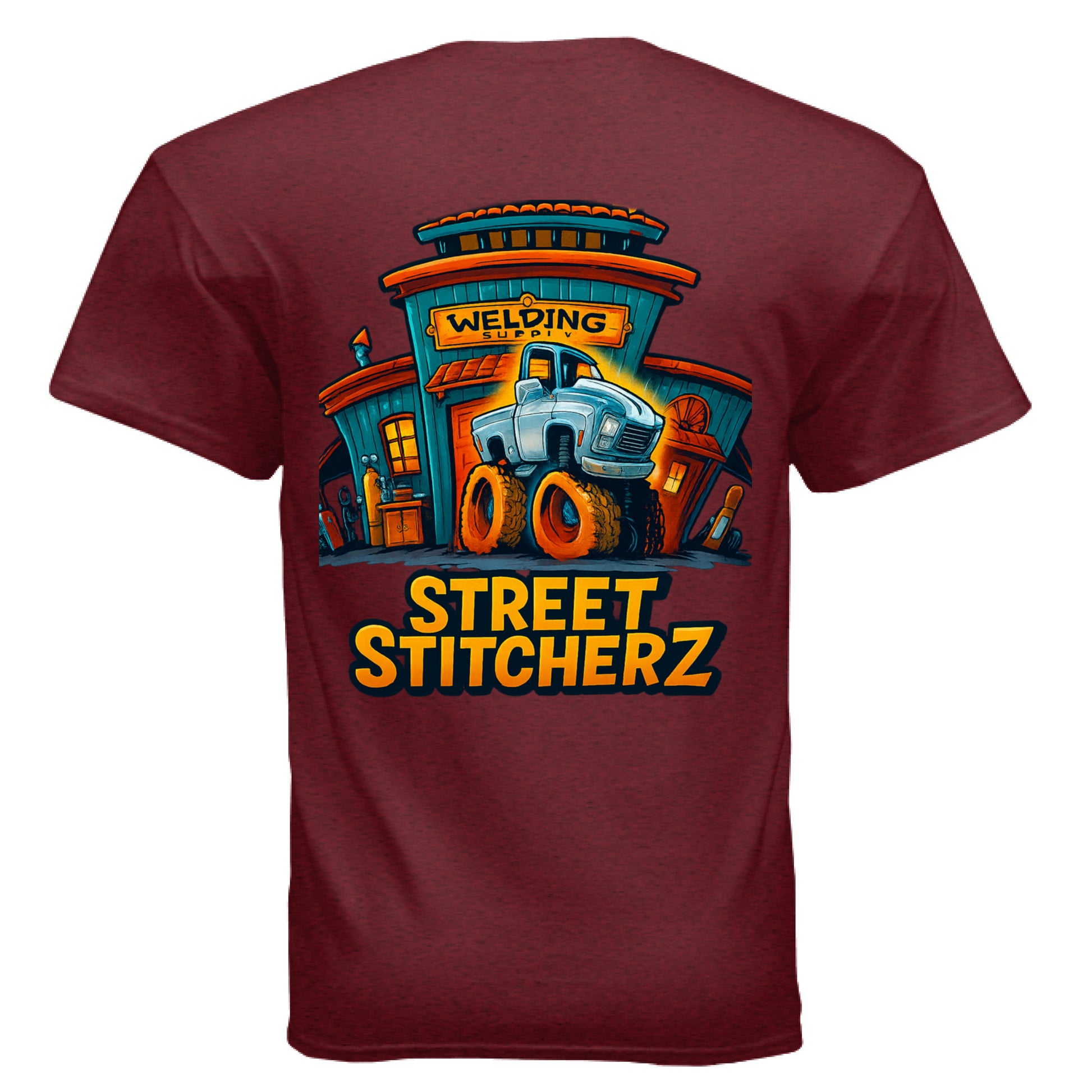 ANTIQUE CHERRY RED - BACK