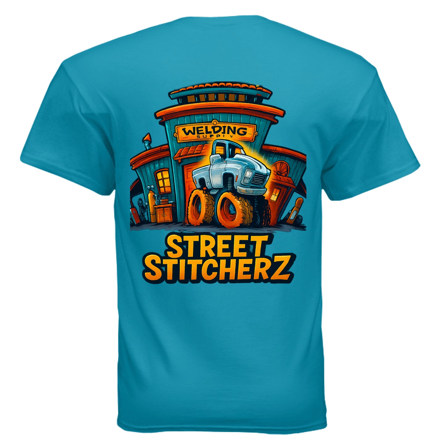 TROPICAL BLUE - BACK