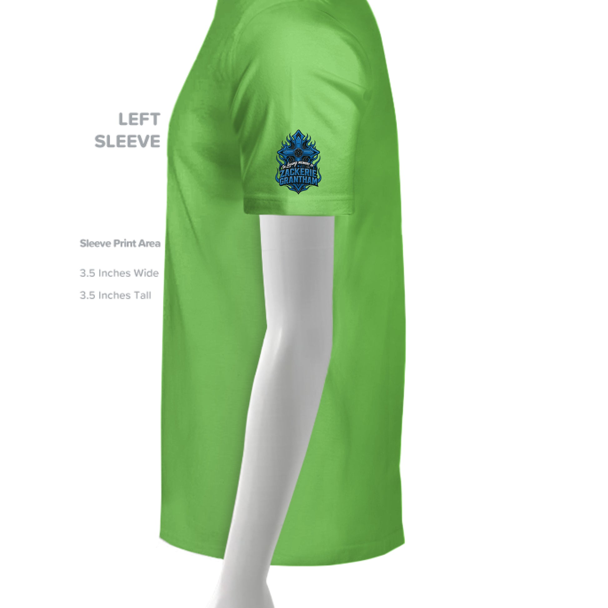 ELECTRIC GREEN - SLEEVE_LEFT
