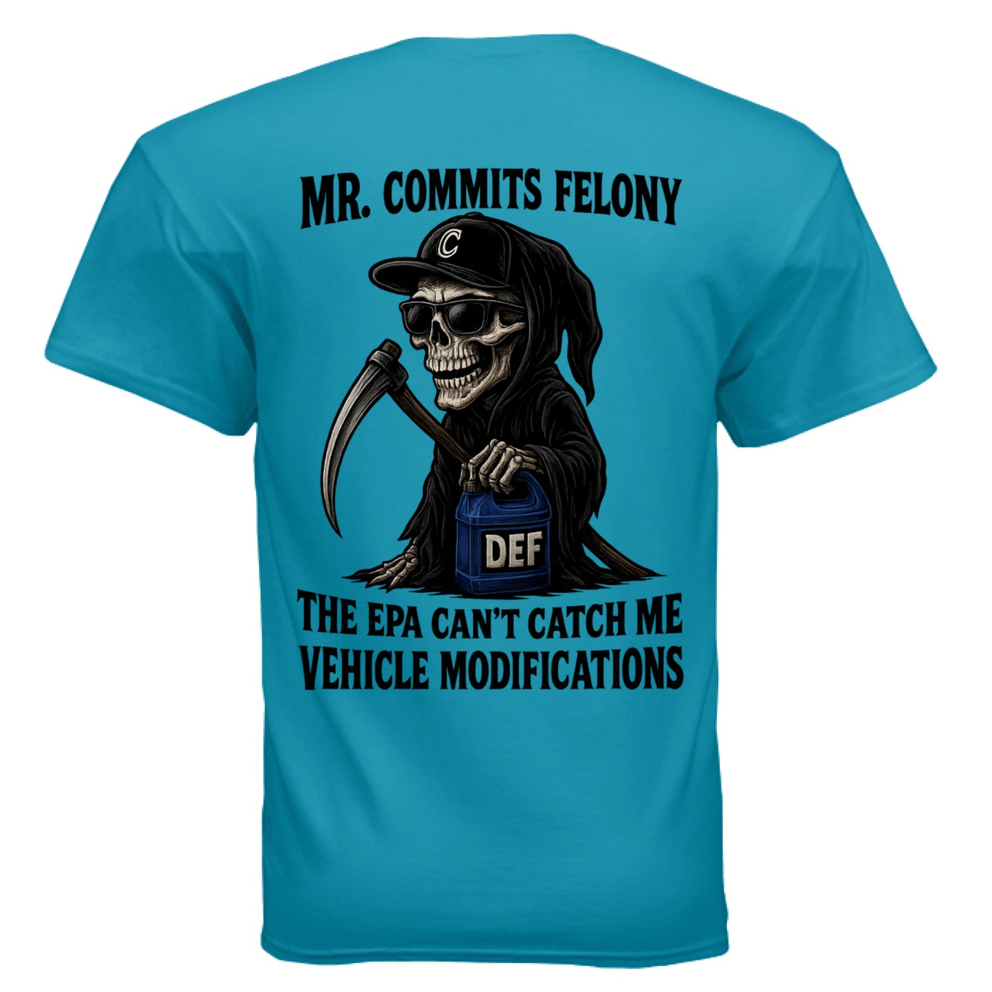 TROPICAL BLUE - BACK